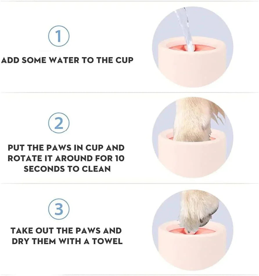 Dog paw cleaner